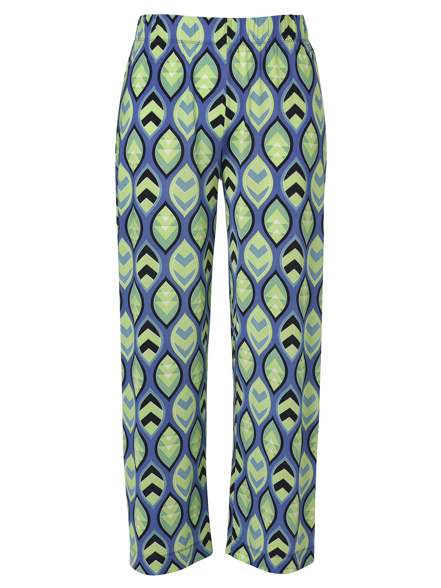 Frapp - Hose knöchellang Druck royal multicolor - Gr. - 48 von Frapp