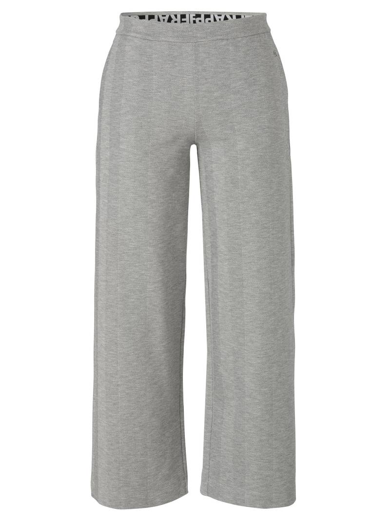 Frapp - Hose lang weites Bein grey mel / offwhite - Gr. - 50 von Frapp