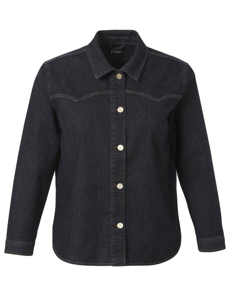 Frapp - Jacke Kragen 1/1 Arm Jeans raw blue denim - Gr. - 46 von Frapp