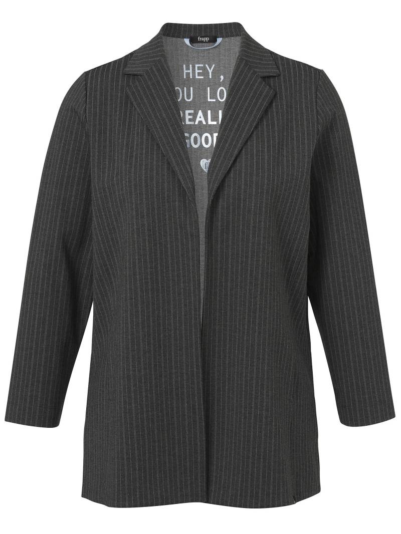 Frapp - Jacke Revers 1/1 Arm anthracite melange - Gr. - 52 von Frapp