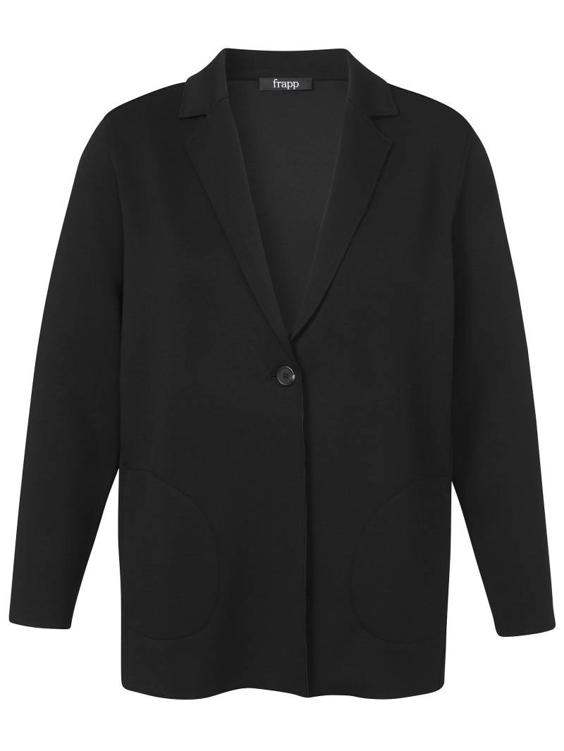 Frapp - Jacke Revers 1/1 Arm black - Gr. - 48 von Frapp