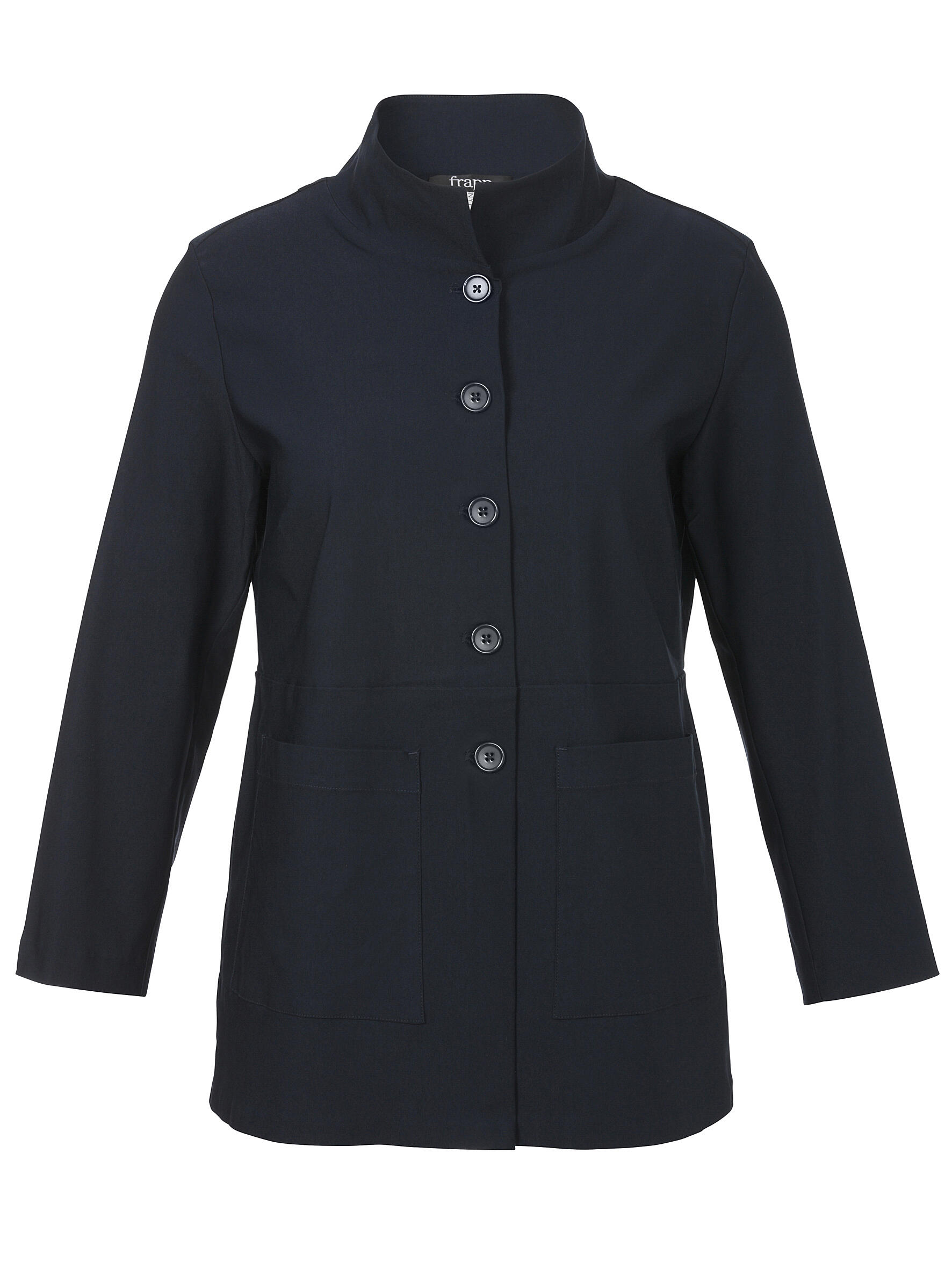 Frapp - Jacke Stehkragen 1/1 Arm Knöpfe navy - Gr. - 44 von Frapp