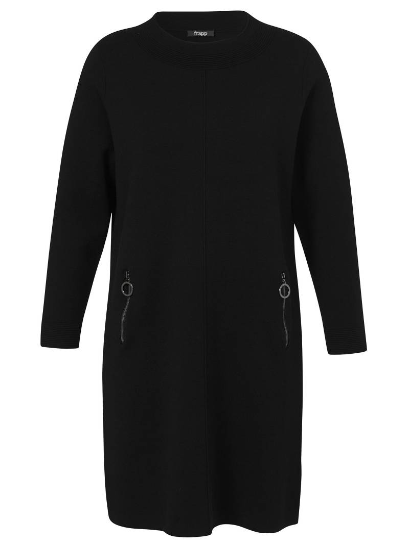 Frapp - Kleid Rundhals 1/1 Arm black - Gr. - 50 von Frapp