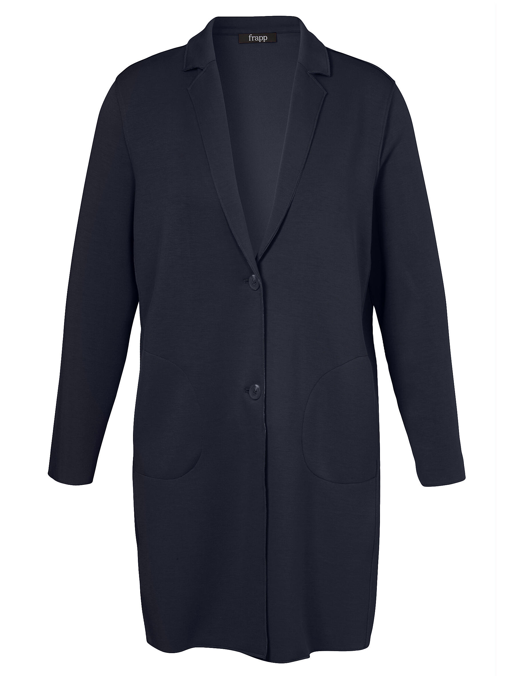 Frapp - Mantel 1/1 Arm Knöpfe navy - Gr. - 50 von Frapp