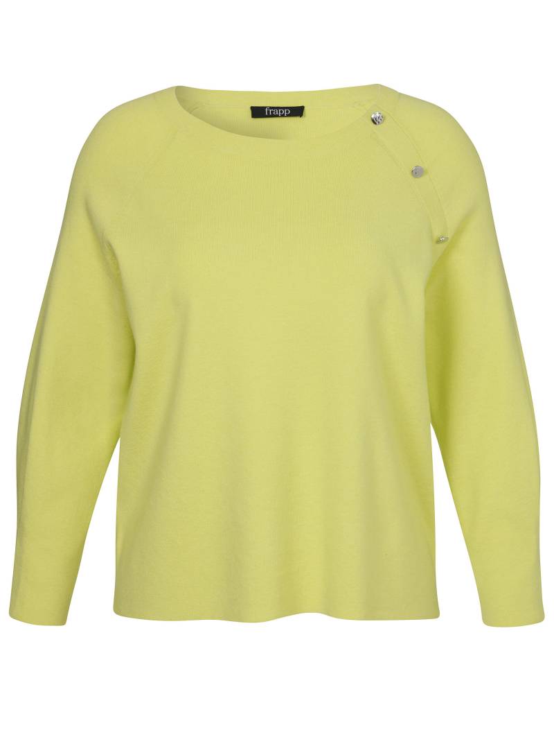 Frapp - Pullover Rundhals 1/1 Arm limeade - Gr. - 54 von Frapp