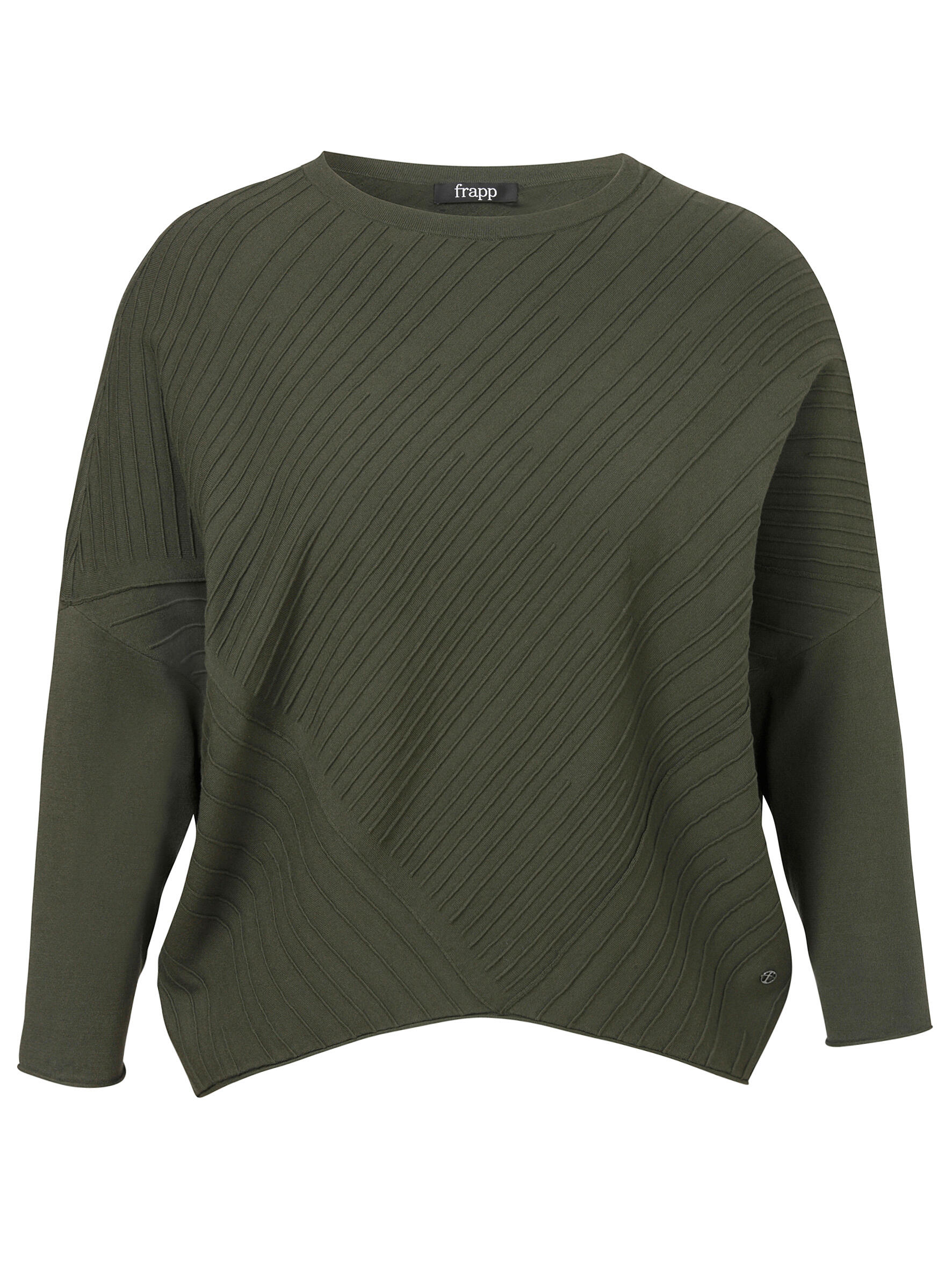 Frapp - Pullover U-Boot 1/1 Arm khaki - Gr. - 48 von Frapp
