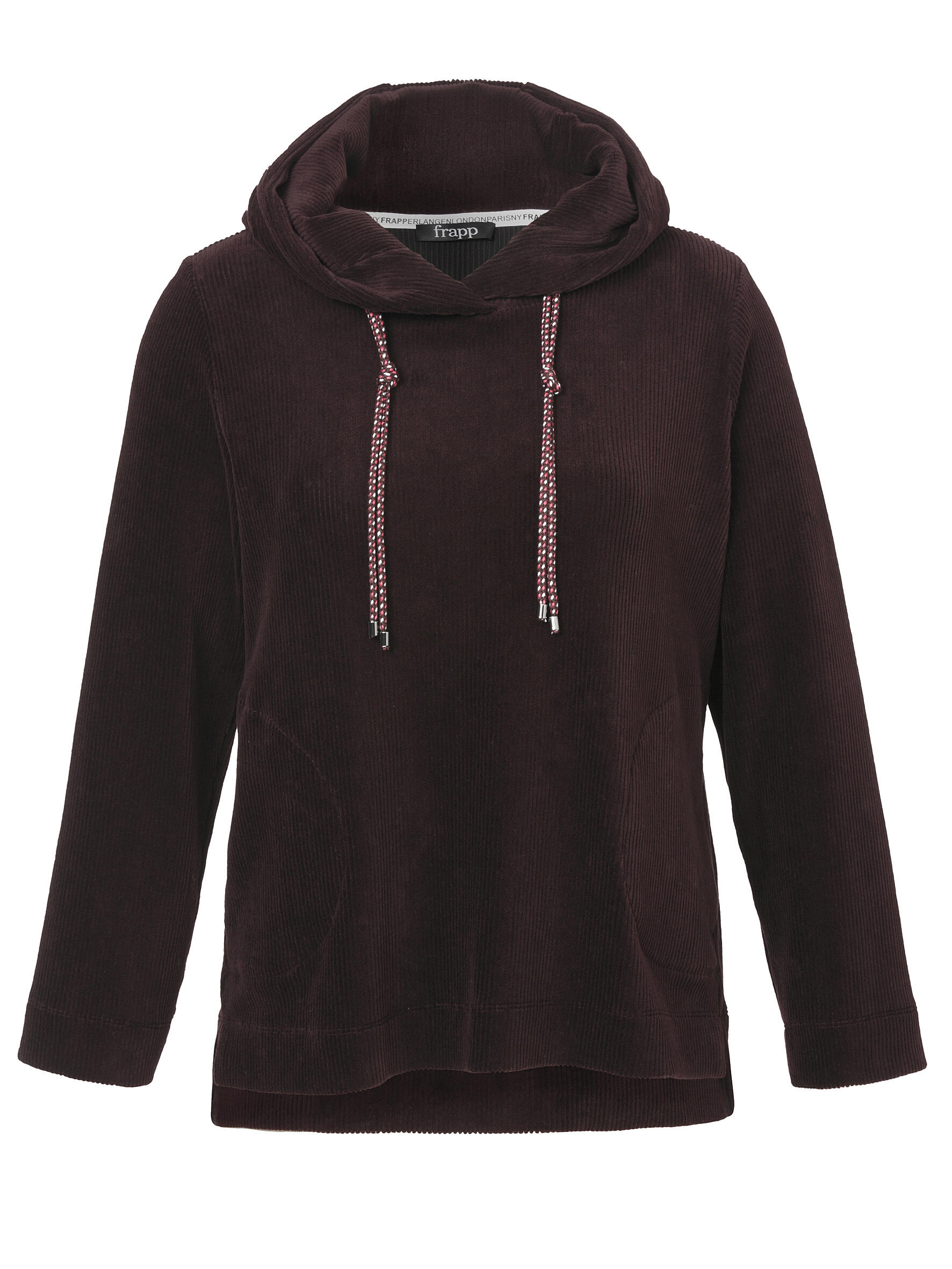 Frapp - Sweatshirt Kapuze 1/1 Arm wild berry - Gr. - 46 von Frapp