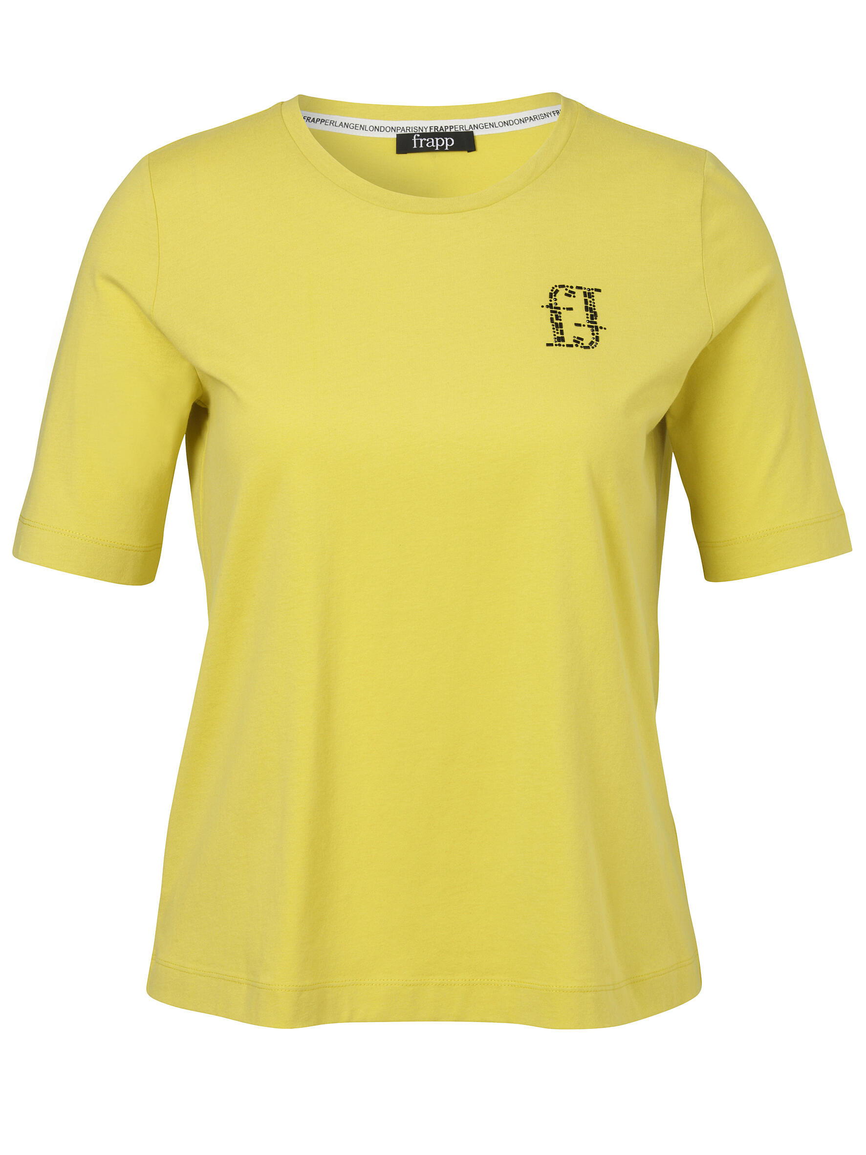 Frapp - T-Shirt Rundhals 1/2 Arm lemon - Gr. - 48 von Frapp