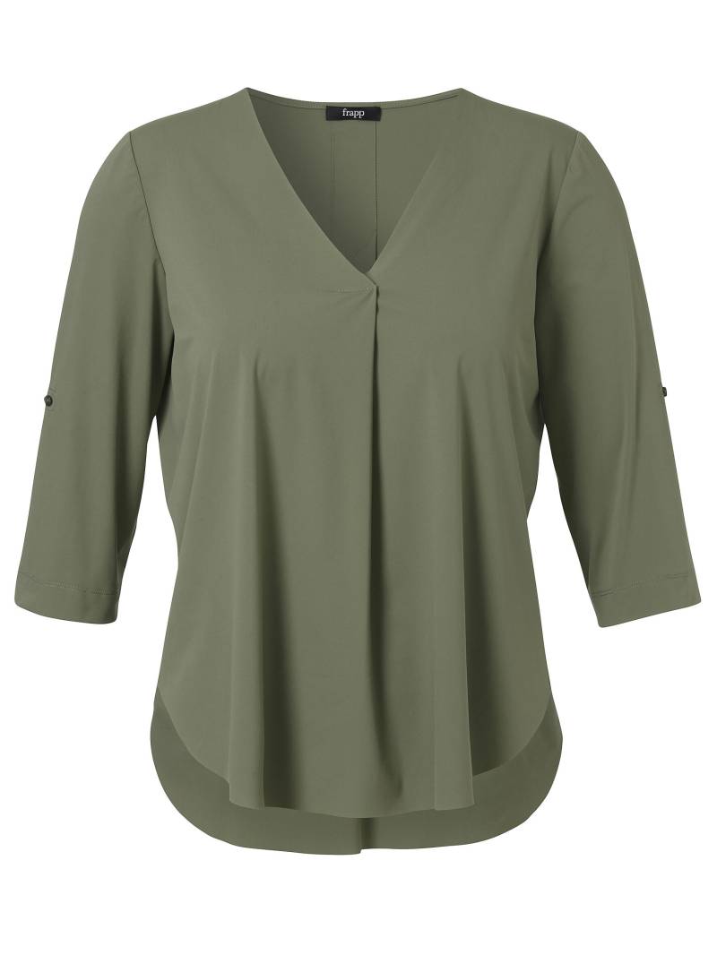 Frapp - T-Shirt V-Ausschnitt 3/4 Arm green - Gr. - 50 von Frapp