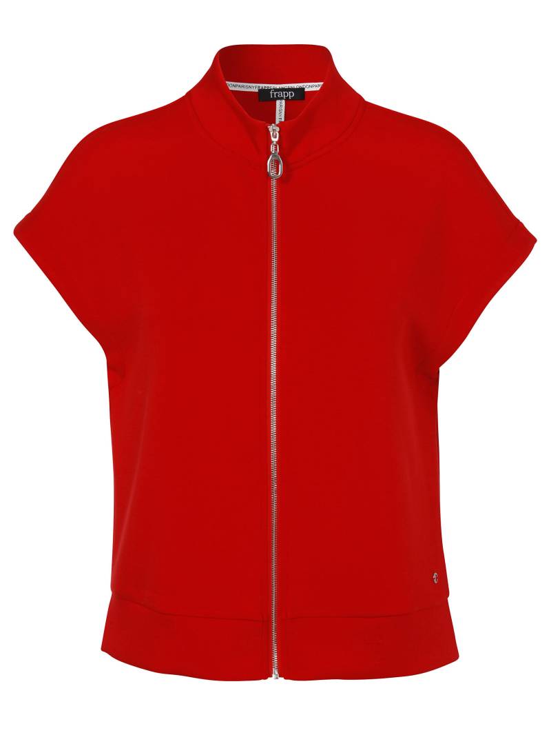 Frapp - Weste Stehkragen Zipper red - Gr. - 46 von Frapp