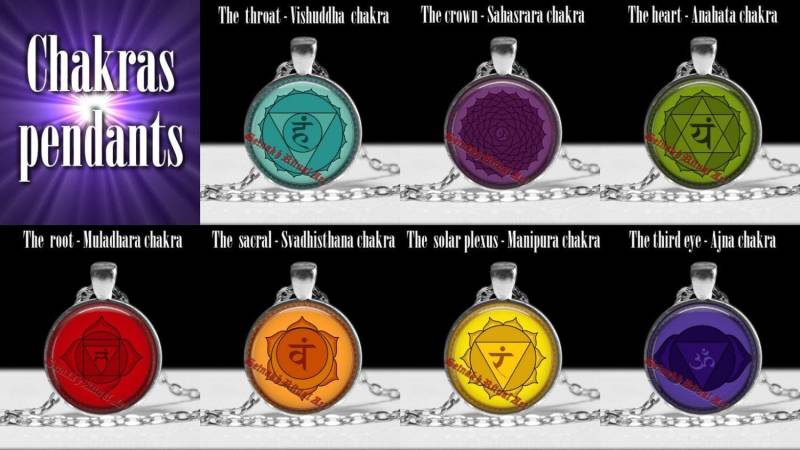 Chakraanhänger, Drittes Auge Kette, Kronentalisman, Wurzel, Herz, Sakralchakra Amulett, Solarplexus, Hals, Chakrakette, Energie #218 von FraterSetnakh