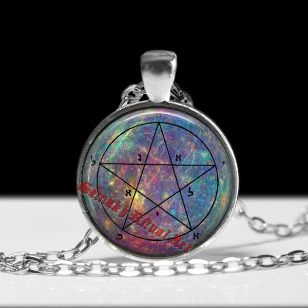 Erstes Pentakel Des Merkur Anhänger, Talisman, Alchemie Schmuck, König Solomon Siegel, Magie #103 von FraterSetnakh