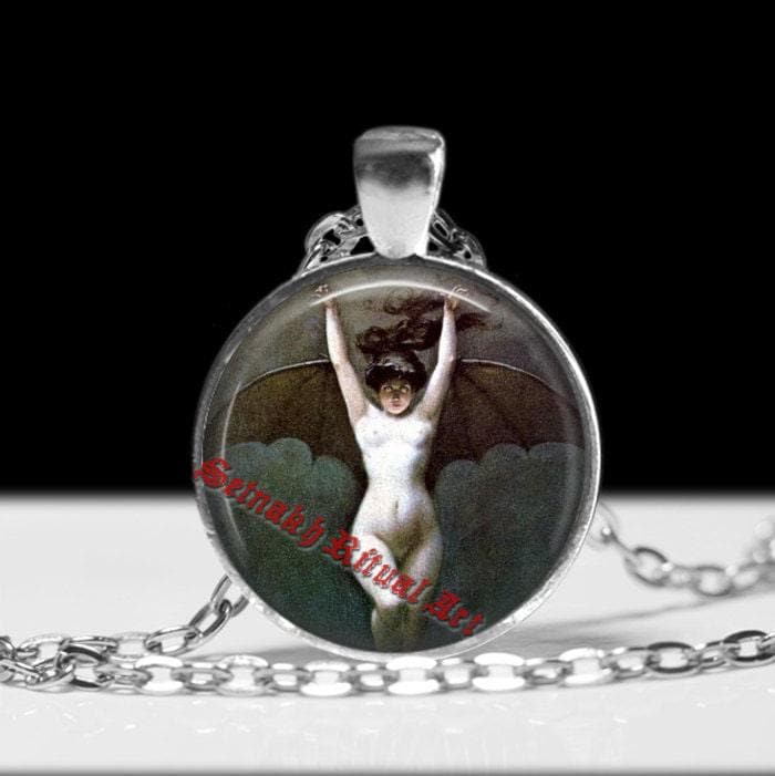 Halloween Schmuck, Halskette Für Succubus, Demonic Hexe, Gothic Anhänger #256 von FraterSetnakh