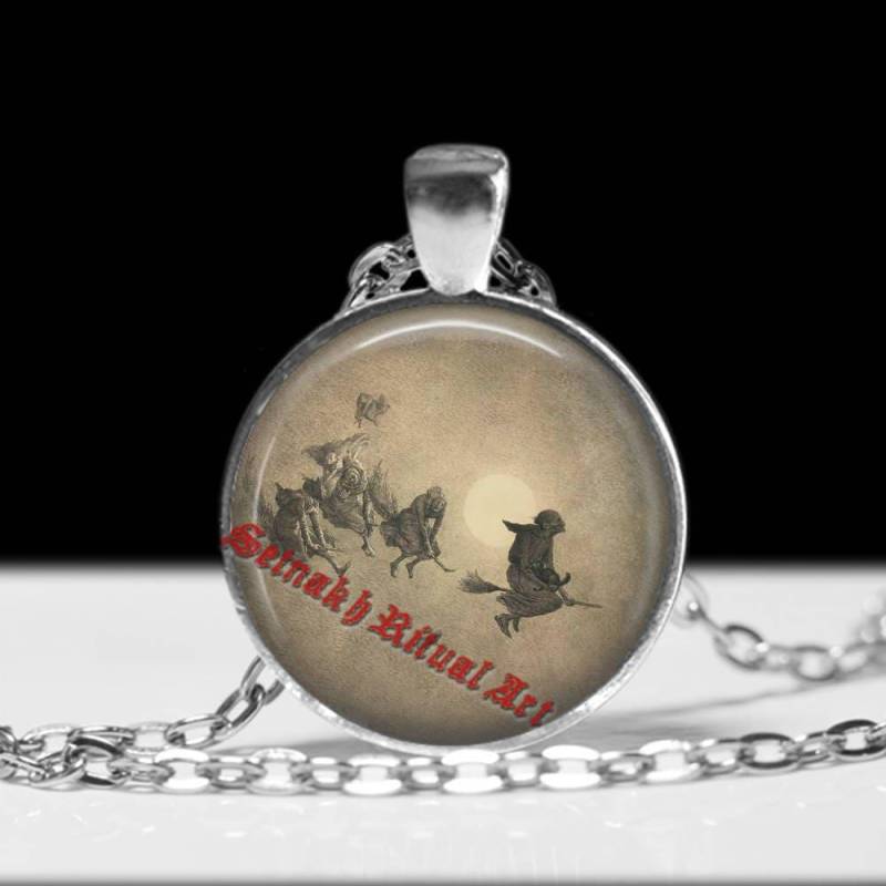 Hexe Anhänger Schmuck Gothic Okkulte Halskette #423 von FraterSetnakh