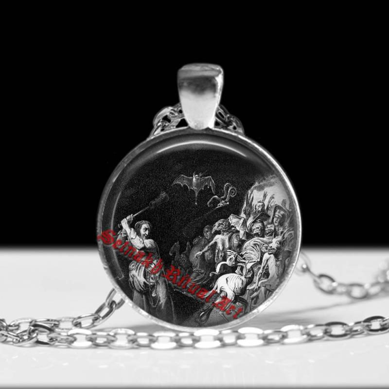 Hexen-Anhänger Hexenschmuck Okkulte Kette Magie Schmuck #418 von FraterSetnakh