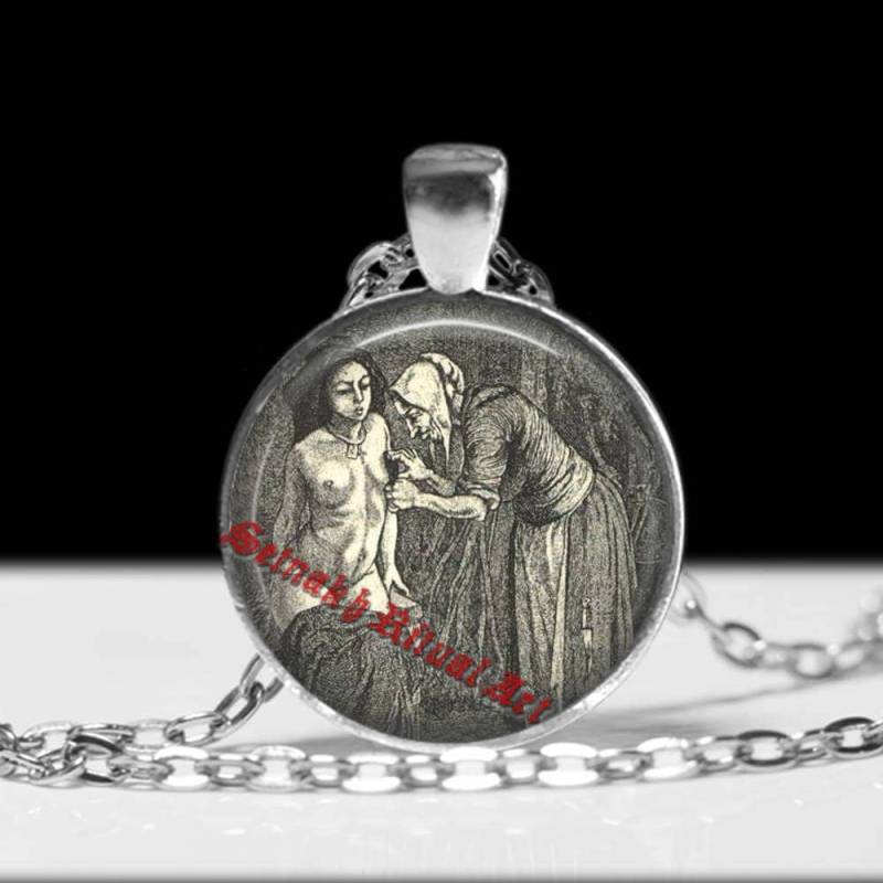 Hexenschmuck Gothic Anhänger Okkulte Halskette #424 von FraterSetnakh