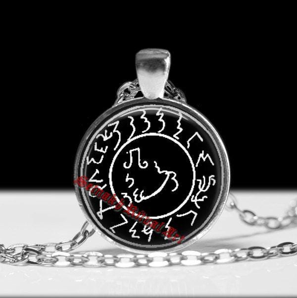 Luzifer Siegel Anhänger, Grimoirium Verum Halskette, Schmuck, Satan, Satanismus, Okkulter Talisman, Ritual Lamen, Dämonen Beschwörung #124.1 von FraterSetnakh