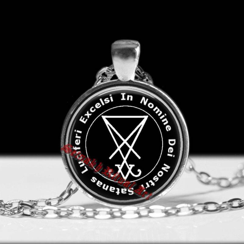 Luzifer Siegel Anhänger, Halskette, in Nomine Dei Nostri Satanas Luciferi Excelsi #23 von FraterSetnakh