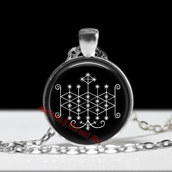 Ogoun Veve Amulett, Voodoo Talisman, Okkulter Anhänger #120 von FraterSetnakh