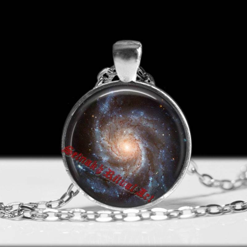 Spiralgalaxie Schmuck Astrologie Halskette Planet Anhänger Kosmos #434.1 von FraterSetnakh