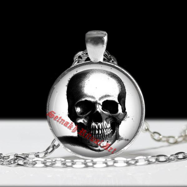 Totenkopf Anhänger, Skelett Schmuck, Okkulte Anatomie, Knochen Halskette, Knochen, Gruselige Halloween Accessoires, Tod #29 von FraterSetnakh