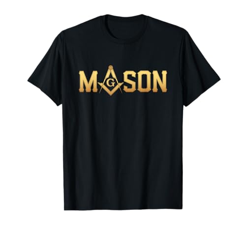 Herren Mason quadratisch und Kompass, Freimaurer T-Shirt T-Shirt Herren Mason quadratisch und Kompass, Freimaurer T-Shirt T-Shirt von Fraternal & Masonic Shirts - Freemasonry