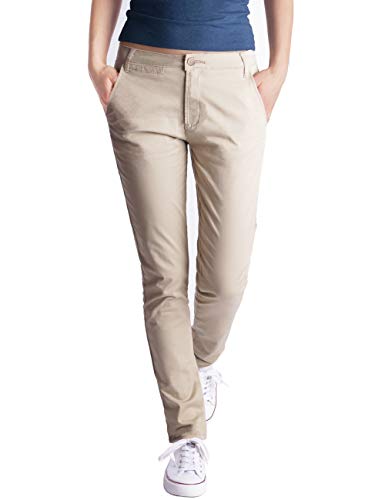 Fraternel Chino Damenhose Stoffhose normal Waist Beige S von Fraternel