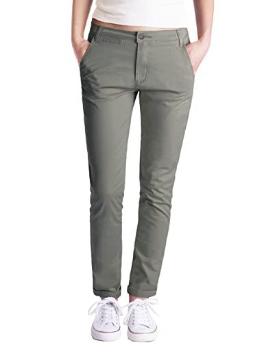 Fraternel Chino Damenhose Stoffhose normal Waist Khaki M von Fraternel