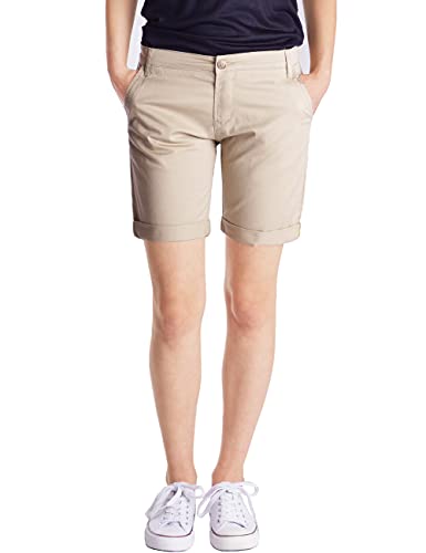 Fraternel Chino Shorts Kurze Damenhose Stoffhose Beige M von Fraternel