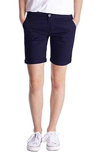Fraternel Chino Shorts Kurze Damenhose Stoffhose Dunkelblau S Fraternel Chino Shorts Kurze Damenhose Stoffhose Dunkelblau S von Fraternel