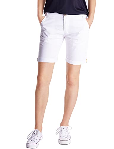 Fraternel Chino Shorts Kurze Damenhose Stoffhose Weiss L von Fraternel