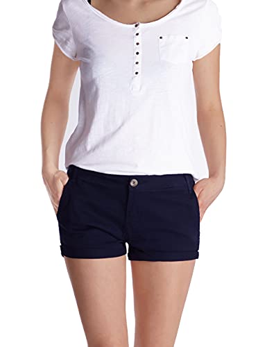 Fraternel Damen Chino Shorts Kurze Hose Dunkelblau S von Fraternel