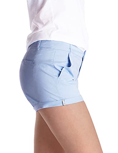 Fraternel Damen Chino Shorts Kurze Hose Hellblau L von Fraternel