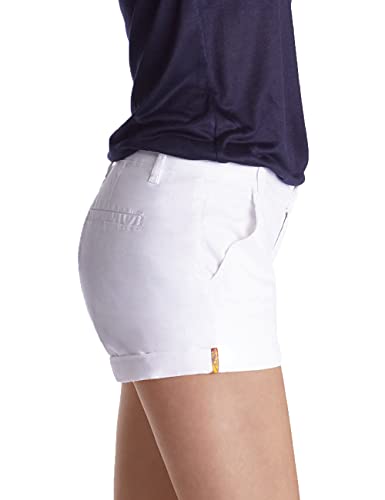 Fraternel Damen Chino Shorts Kurze Hose Weiss L Fraternel Damen Chino Shorts Kurze Hose Weiss L von Fraternel