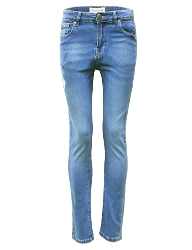 Fraternel Damen Jeans Hose Skinny Used Relaxed fit Hellblau XL von Fraternel