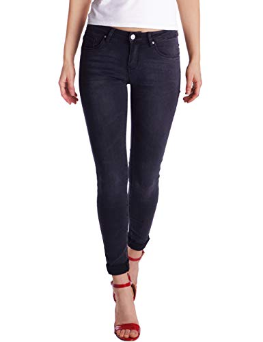 Fraternel Damen Jeans Hose Skinny Slim fit Hüftjeans Schwarz M von Fraternel