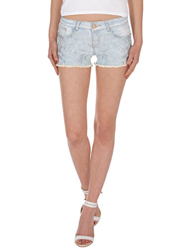 Fraternel Damen Jeans Kurze Hose Shorts Hotpants Hellblau M / 38 von Fraternel