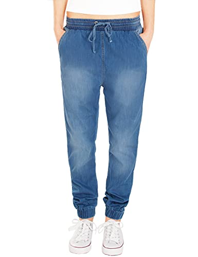 Fraternel Damen Stoffhose Pluderhose Blau L von Fraternel