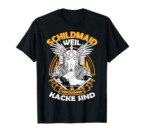 Wikinger Schildmaid Kostüm Lagertha Damen T-Shirt Wikinger Schildmaid Kostüm Lagertha Damen T-Shirt von Frau Wikinger Walküre Lagertha Germanen