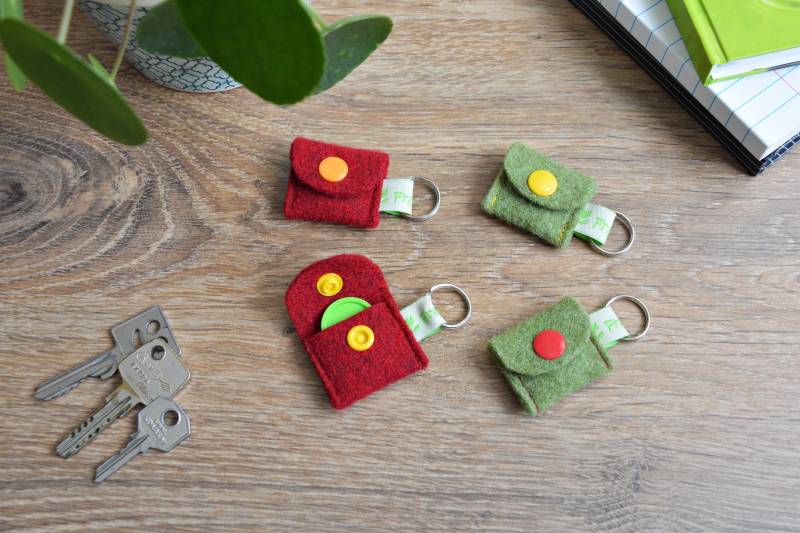 Chiptäschchen Grün von FrauJuB