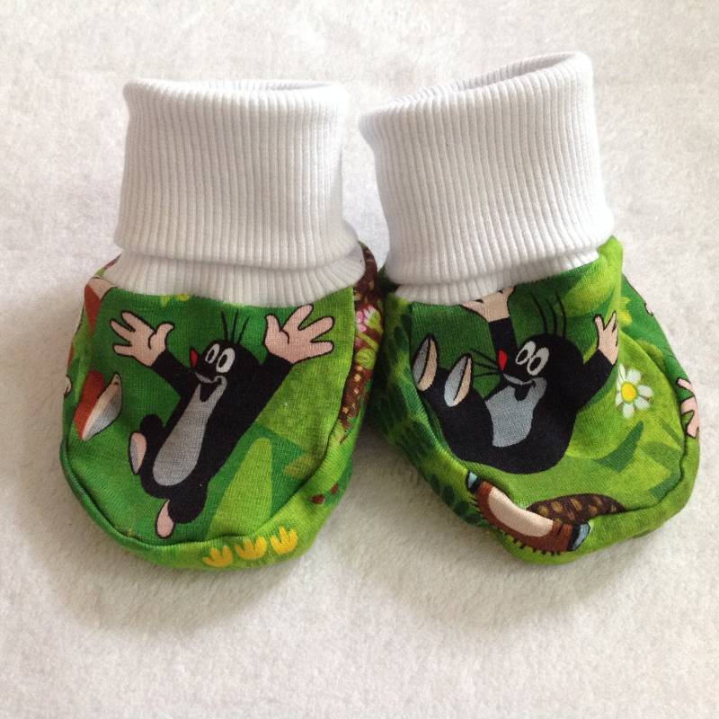 Babysocken Tippy Toes "Pauli - Halli Galli" Babyschühchen Little Handmade Geschenk von FrauMamaHaase