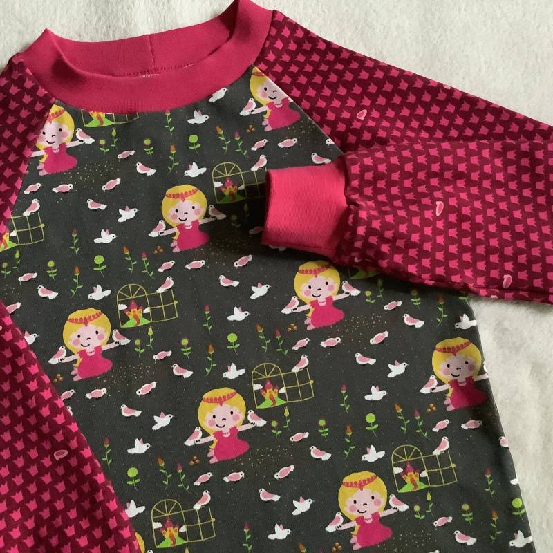 Langarmshirt Oder T-Shirt "Aschenputtel" Grau Pink Haselnüsse Kindershirt Aschenbrödel Mädchen Prinzessin Geschenk Geburtstag Ostern von FrauMamaHaase