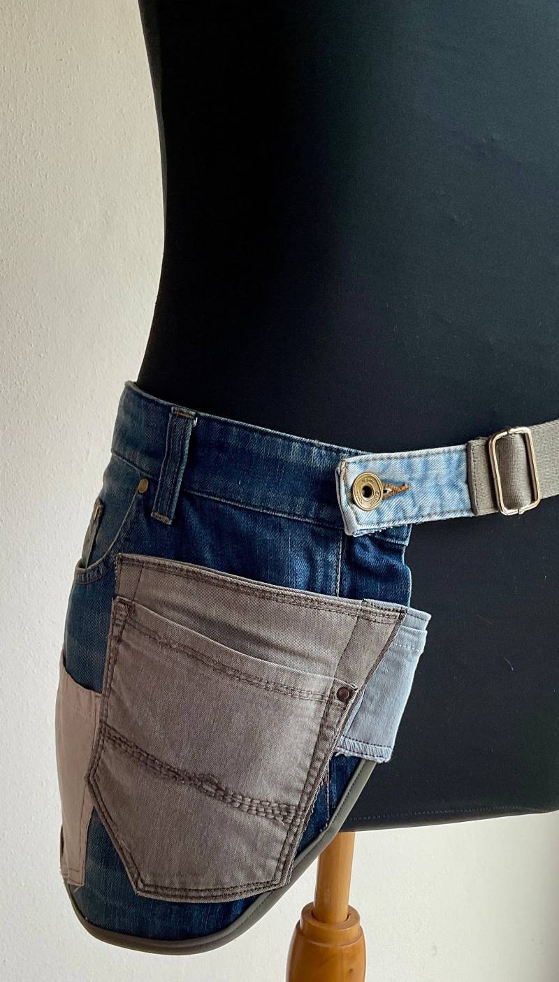 Hüfttasche Aus Jeans - Werkzeuggürtel Hüfttasche Aus Jeans - Werkzeuggürtel von FrauUTZ