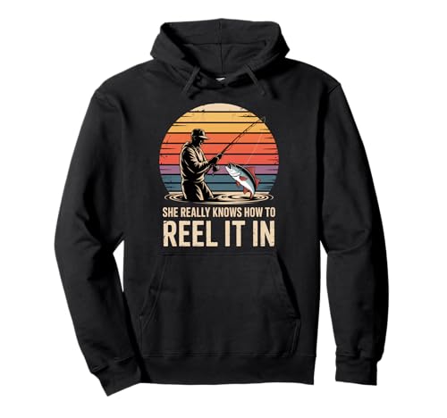 Sie Weiß Wirklich, Wie Man Es Einholt Angeln Pullover Hoodie von Frauen Angeln Fischen Natur Freizeit Liebhaber