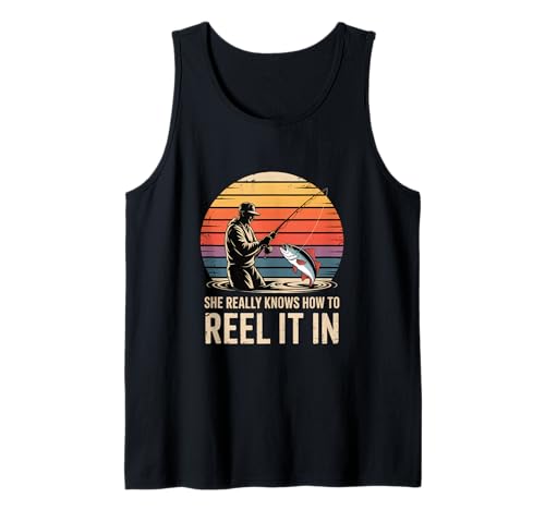 Sie Weiß Wirklich, Wie Man Es Einholt Angeln Tank Top Sie Weiß Wirklich, Wie Man Es Einholt Angeln Tank Top von Frauen Angeln Fischen Natur Freizeit Liebhaber