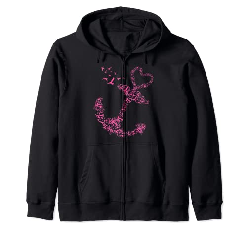 Norddeutschland Damen Motiv I Segeln Anker Möwe Kapuzenjacke Norddeutschland Damen Motiv I Segeln Anker Möwe Kapuzenjacke von Frauen Anker Möwe Herz Outfit