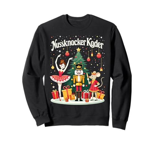 Nussknacker Ballett Tanztruppe Weihnachten Frauen Mädchen Sweatshirt Nussknacker Ballett Tanztruppe Weihnachten Frauen Mädchen Sweatshirt von Frauen Ballett Tanztruppe Nussknacker Weihnachten