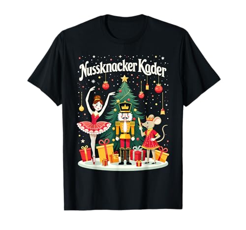 Nussknacker Ballett Tanztruppe Weihnachten Frauen Mädchen T-Shirt Nussknacker Ballett Tanztruppe Weihnachten Frauen Mädchen T-Shirt von Frauen Ballett Tanztruppe Nussknacker Weihnachten