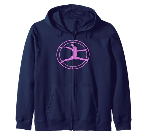 Rhönrad Gymnastik Athletin Frauen Rad Akrobatik Kapuzenjacke Rhönrad Gymnastik Athletin Frauen Rad Akrobatik Kapuzenjacke von Frauen Gym Wheel Sport Fans