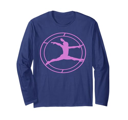 Rhönrad Gymnastik Athletin Frauen Rad Akrobatik Langarmshirt Rhönrad Gymnastik Athletin Frauen Rad Akrobatik Langarmshirt von Frauen Gym Wheel Sport Fans